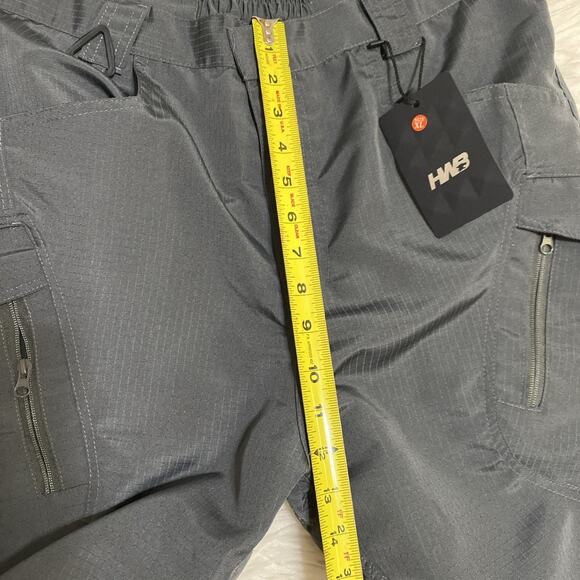 35 X 29 Men’s Cargo Work Camping Hiking Tactical Ripstop Utility Pants Gray - Picture 14 of 16